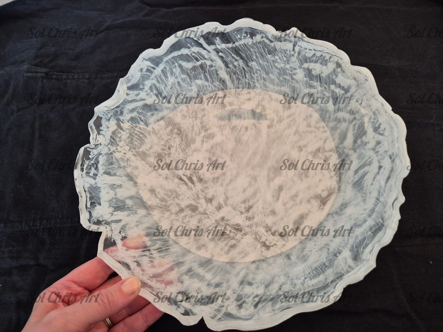 Skål hvid blonde nillikeform