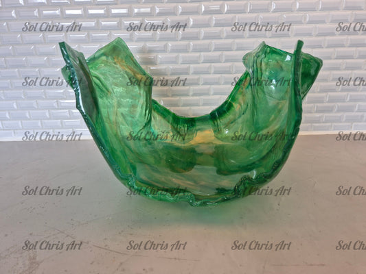 Skål grøn amorf
